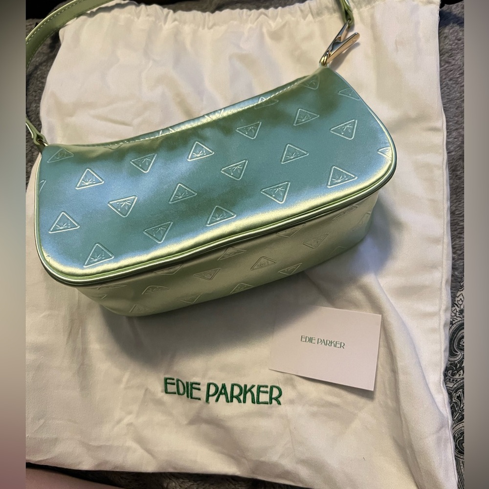 Edie Parker Green Bag with Dust Bag - Picture 4 of 5